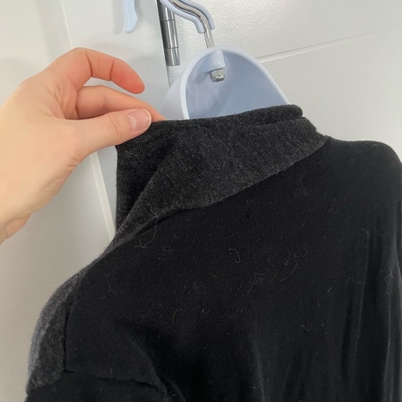 All Saints/ Drina Asymmetrical Cardigan/ Wool/ Shoulder zipper/ Size US 6 - Picture 13 of 14